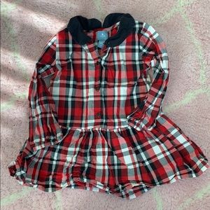 Baby gap holiday plaid dress